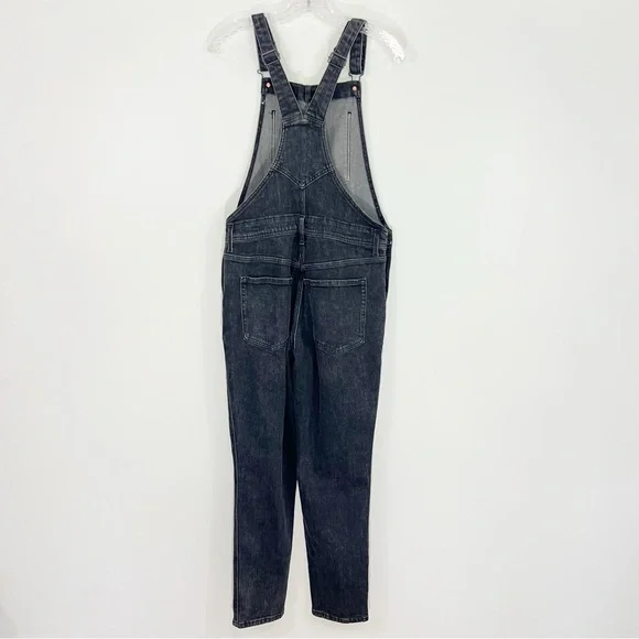 Old Navy OG Workwear Black Wash Overalls Denim BlackBerry Size 8 NWT - Picture 8 of 10